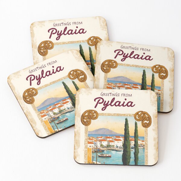 Item preview, Pylaia Central Macedonia Greece Postcard Vintage Retro Travel Vintage designed and sold by TravelPostcardGems.