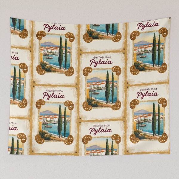 Item preview, Pylaia Central Macedonia Greece Postcard Vintage Retro Travel Vintage designed and sold by TravelPostcardGems.
