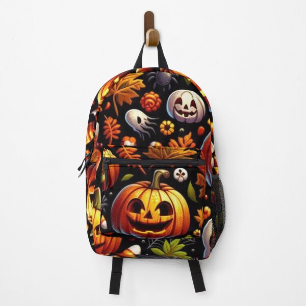 Item preview, Spooky Pumpkin Halloween Pattern designed and sold by JavisSRDesign.