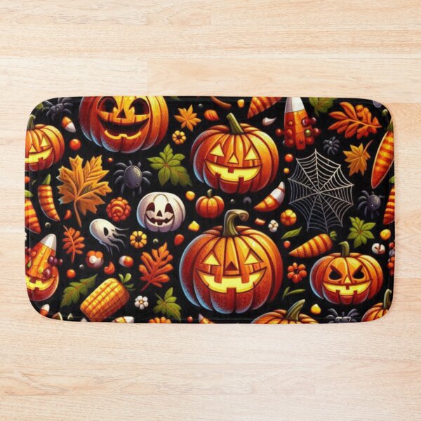 Item preview, Spooky Pumpkin Halloween Pattern designed and sold by JavisSRDesign.