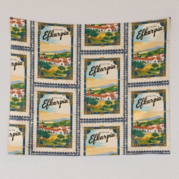 Item preview, Greetings from Efkarpia Central Macedonia Greece Postcard Vintage Retro Travel Vintage designed and sold by TravelPostcardGems.