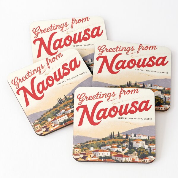 Item preview, Naousa Central Macedonia Greece Postcard Vintage Retro Travel Vintage designed and sold by TravelPostcardGems.