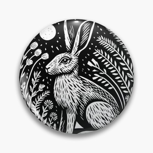 Item preview, Linoprint Hare designed and sold by atkindesign.