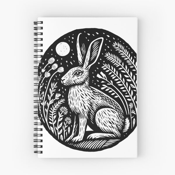 Item preview, Linoprint Hare designed and sold by atkindesign.