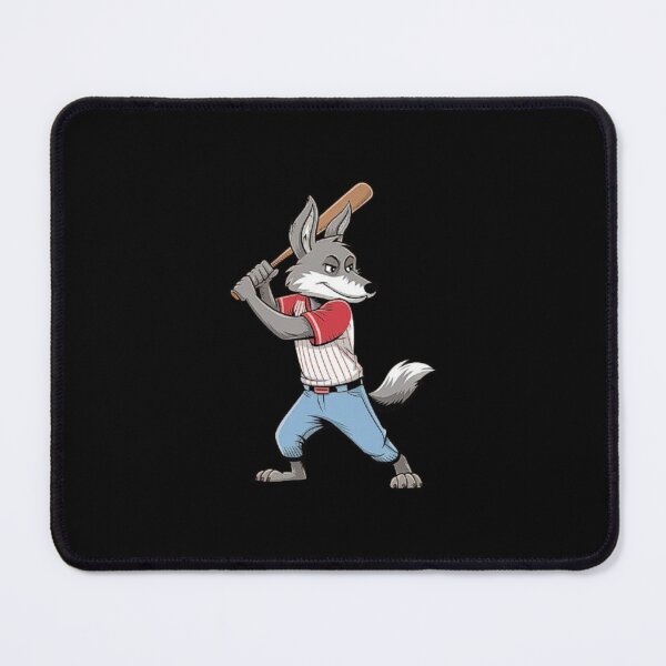Item preview, Baseball Wolf Mascot Cartoon Illustration – Sporty and Fierce designed and sold by love3617.