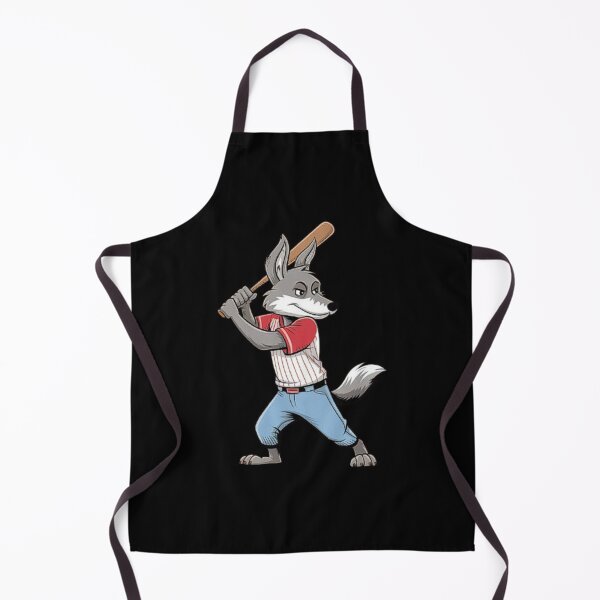 Item preview, Baseball Wolf Mascot Cartoon Illustration – Sporty and Fierce designed and sold by love3617.