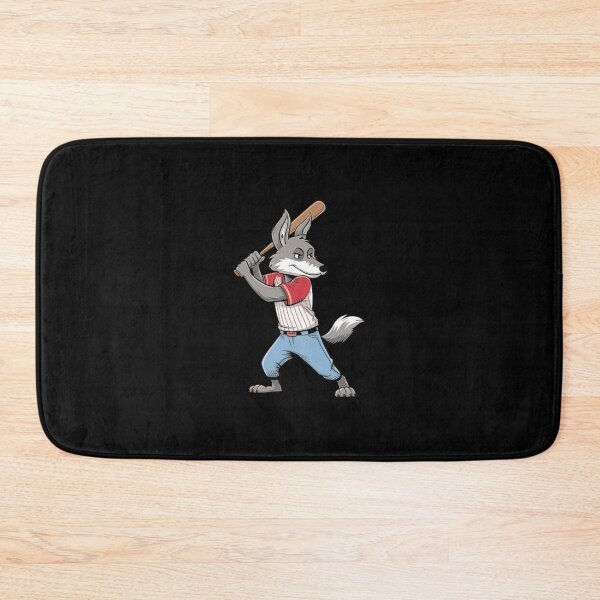 Item preview, Baseball Wolf Mascot Cartoon Illustration – Sporty and Fierce designed and sold by love3617.