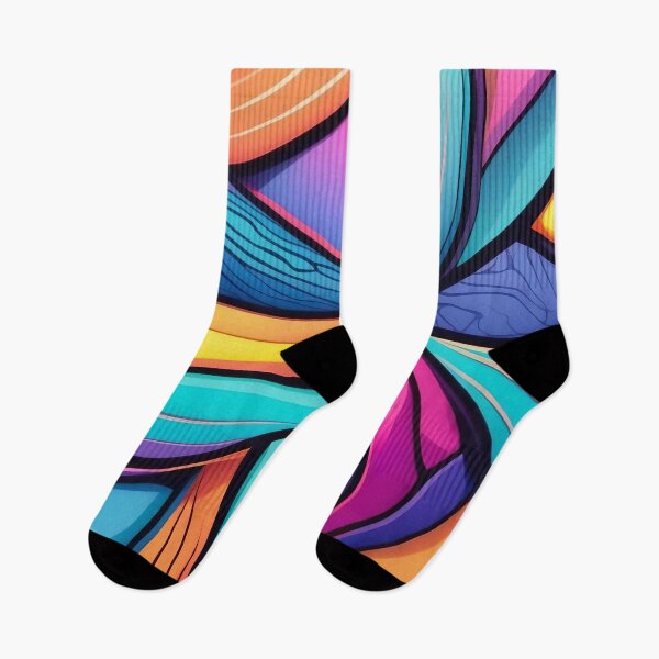 Item preview, Vibrant Fusion of Colours and Shapes designed and sold by ArtComixHaven.