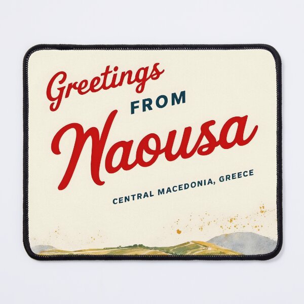 Item preview, Naousa Central Macedonia Greece Postcard Vintage Retro Travel Vintage designed and sold by TravelPostcardGems.