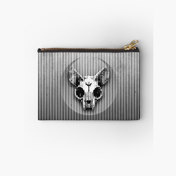 Item preview, Lined Skull Cat Minimalist designed and sold by Neko Mort.