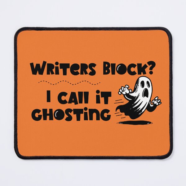 Item preview, Writer's Block is Ghosting designed and sold by HRSCreates.