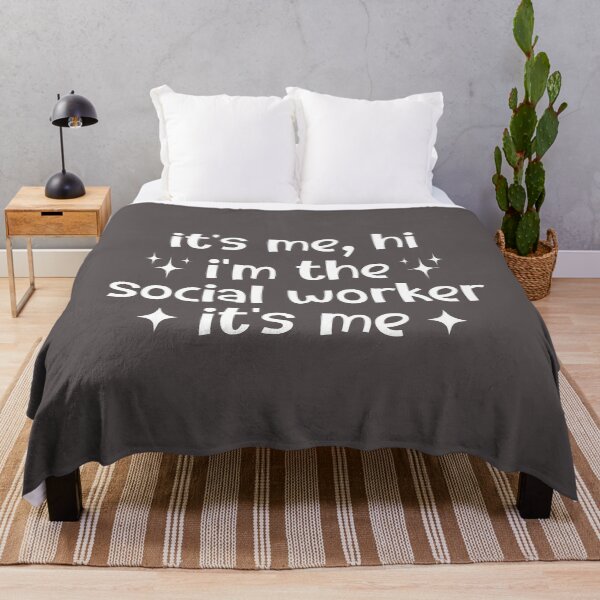 Item preview, It's Me Hi I'm The Social Worker It's Me, Cute designed and sold by faridman.