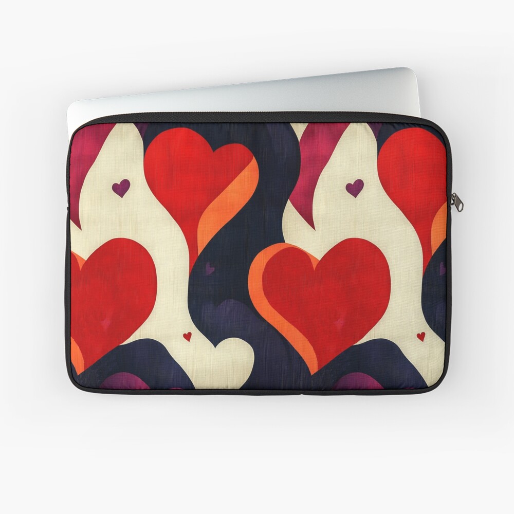 Retro vintage lovely hearts background