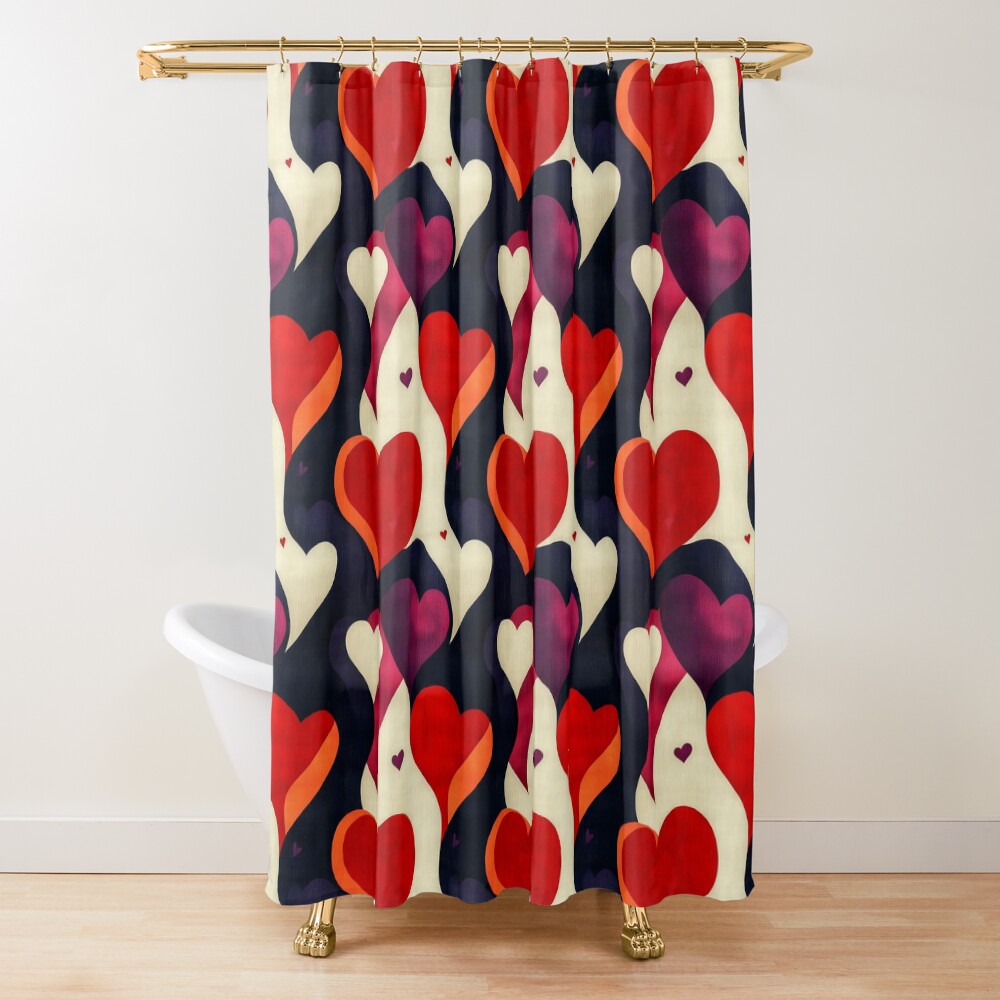 Retro Vintage Lovely Hearts Background