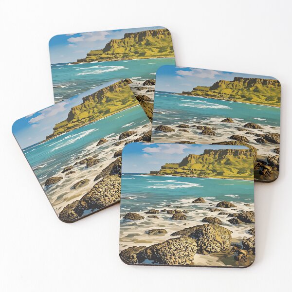 Item preview, Vector Art of Giant’s Causeway and Cliffs designed and sold by KMNscapes – Ireland Prints & Beyond.
