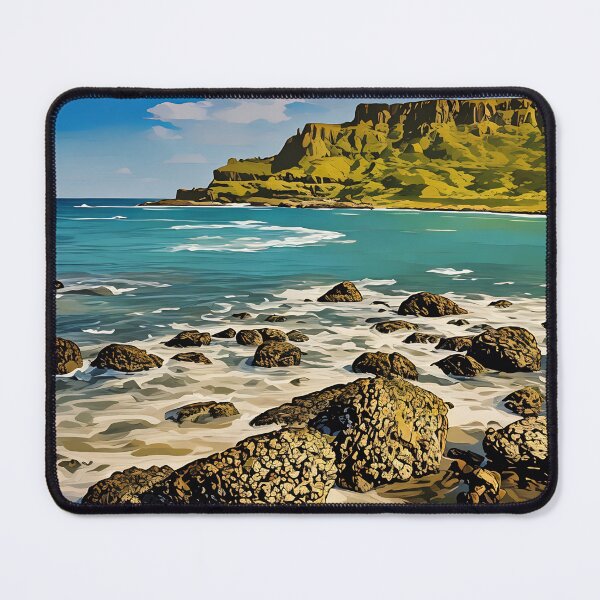 Item preview, Vector Art of Giant’s Causeway and Cliffs designed and sold by KMNscapes – Ireland Prints & Beyond.