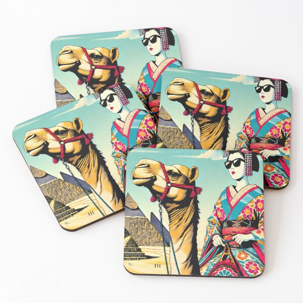Item preview, Geisha in Egypt designed and sold by SakuraJapanArt.