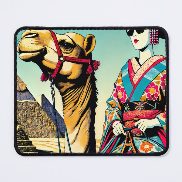 Item preview, Geisha in Egypt designed and sold by SakuraJapanArt.