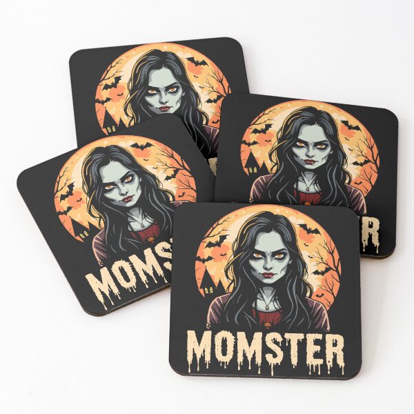 Item preview, Momster Scary Halloween Mom Witch designed and sold by Quirky Shirts.