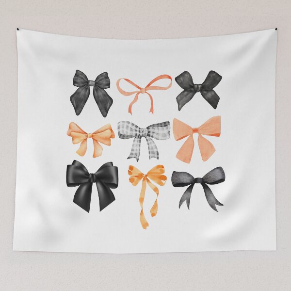 Item preview, Halloween Coquette Bows designed and sold by randomolive.