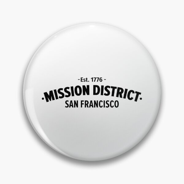 Item preview, Mission District San Francisco - Bold Black Design designed and sold by Boogosh.