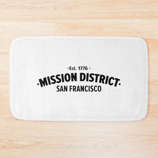 Item preview, Mission District San Francisco - Bold Black Design designed and sold by Boogosh.
