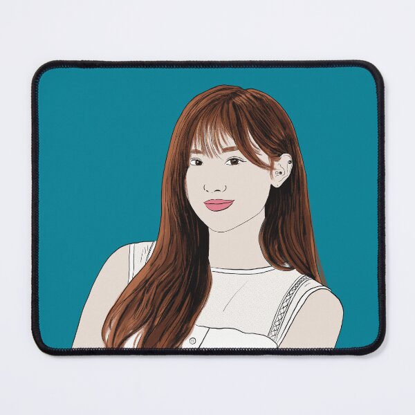 Item preview, Aisha / Heo yoorim (Everglow) K-pop artist, digital illustration vector art designed and sold by Eclectic-aww.