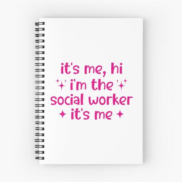 Item preview, It's Me Hi I'm The Social Worker It's Me, Social Worker designed and sold by faridman.