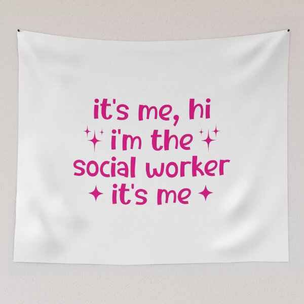 Item preview, It's Me Hi I'm The Social Worker It's Me, Social Worker designed and sold by faridman.