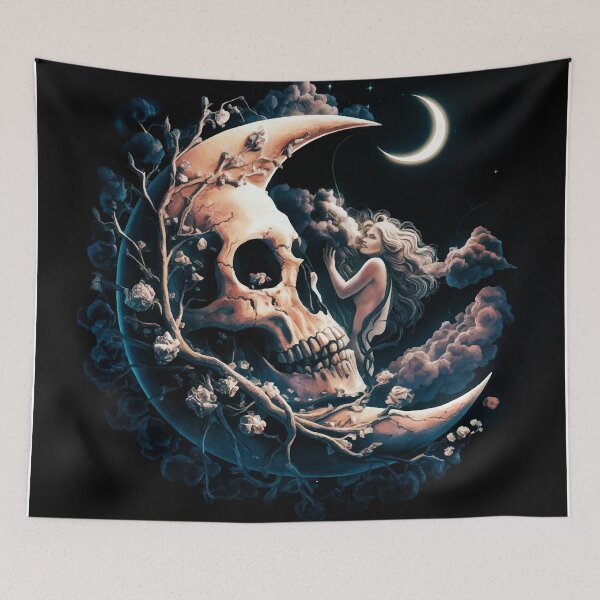 Item preview, Skull moon 2 designed and sold by manbaito.