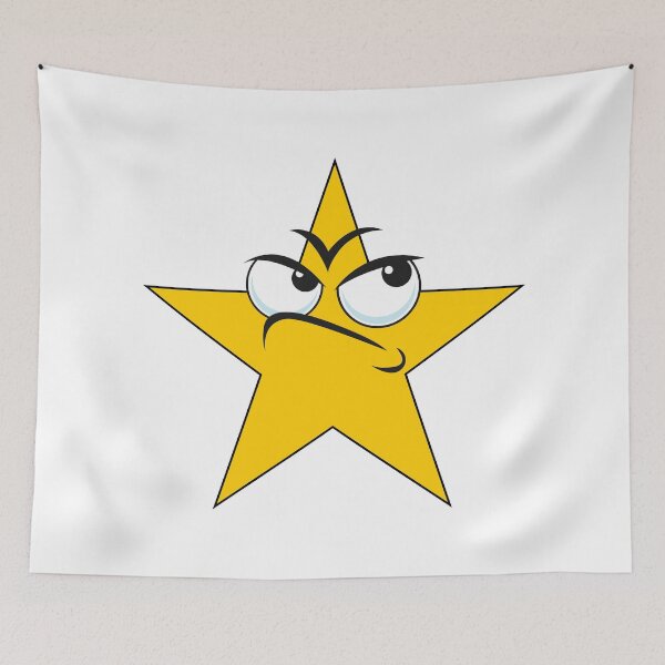 Item preview, STAR, Fed Up Funny Yellow Star designed and sold by larissa-myrie.