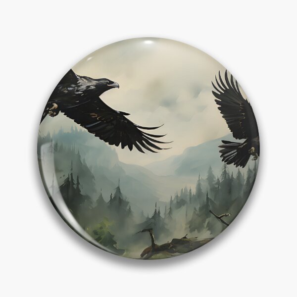 Item preview, Wilderness - Ravens designed and sold by KootenayDesigns.