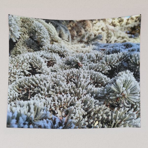 Item preview, Hoarfrost on pine needles designed and sold by Gourmetkater.