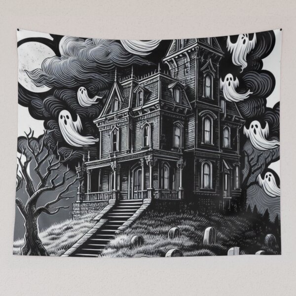 Item preview, Haunted Mansion Ghostly Night designed and sold by JavisSRDesign.