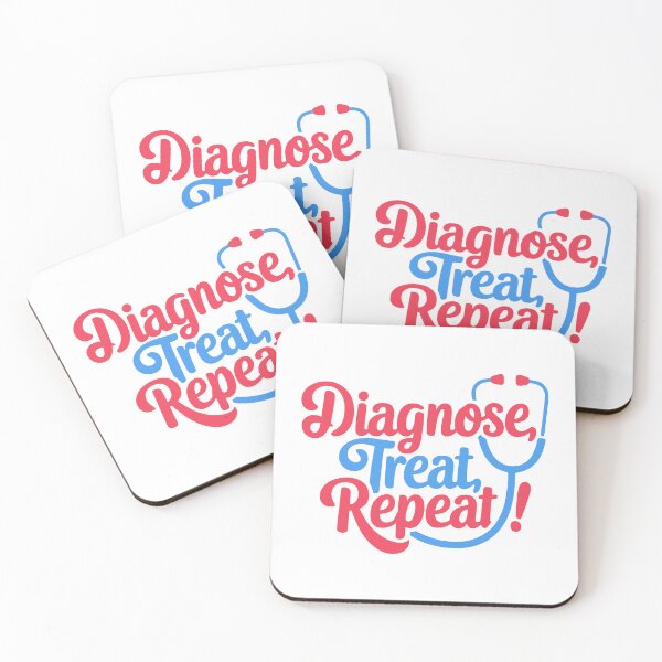 Item preview, Diagnose, Treat, Repeat! Nursing Puns designed and sold by PMCreative.
