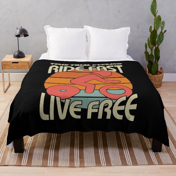 Item preview, Ride Fast Live Free Time Trial Cycling designed and sold by Guess4best.