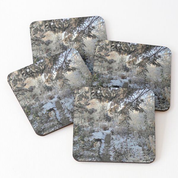 Item preview, Winter in the garden with cats designed and sold by Gourmetkater.
