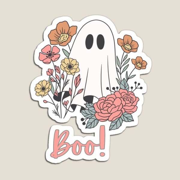 Item preview, Floral Ghost - Boo! designed and sold by HomeFreewithMe.