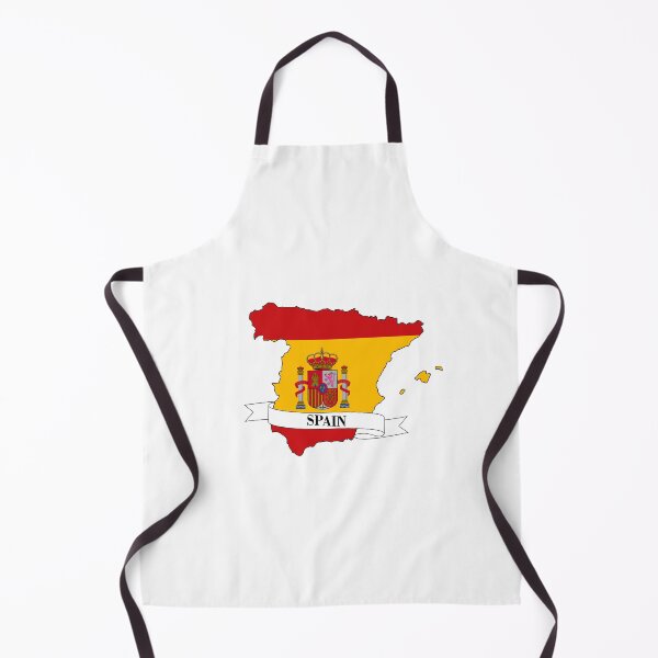 Item preview, spain flag map designed and sold by visual adventures.
