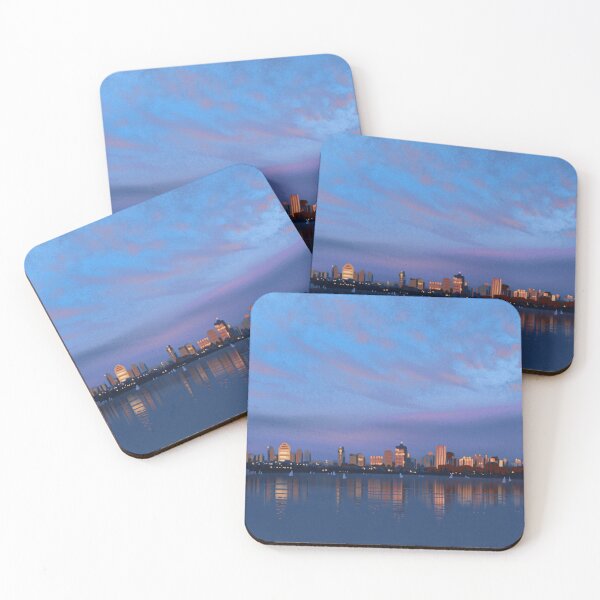 Item preview, Boston Skyline at Dusk designed and sold by WrenInFlight.