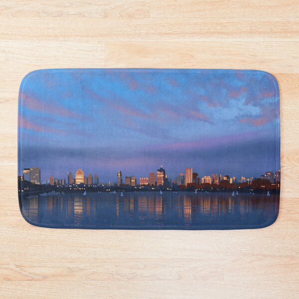 Item preview, Boston Skyline at Dusk designed and sold by WrenInFlight.