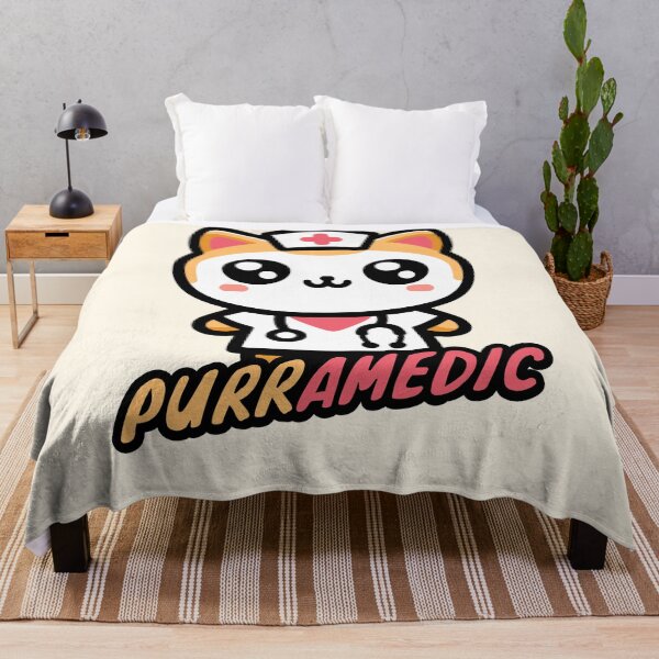 Item preview, Purramedic! Cute Paramedic Cat Nursing Puns designed and sold by PMCreative.