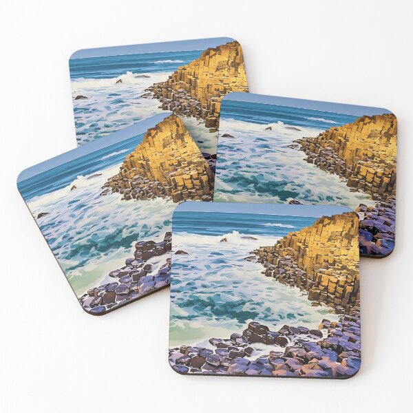 Item preview, Iconic Giant’s Causeway in AI Vector designed and sold by KMNscapes – Ireland Prints & Beyond.