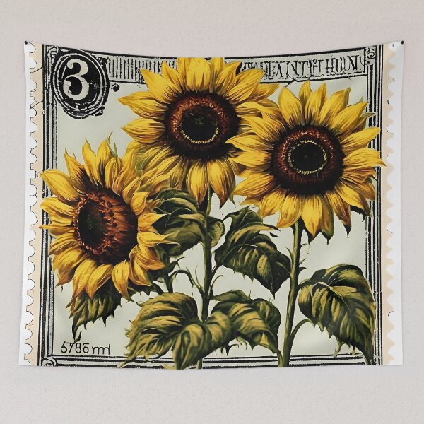 Item preview, Eternal Sunshine: Vintage Sunflower Postage designed and sold by Vintagestamps.