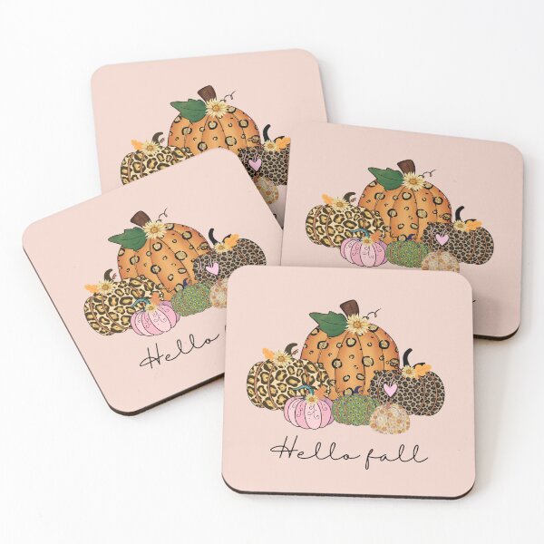 Item preview, "Hello Fall: Stylish Pumpkin Print" designed and sold by MalibuMaiden28.