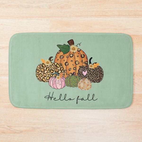 Item preview, "Hello Fall: Stylish Pumpkin Print" designed and sold by MalibuMaiden28.