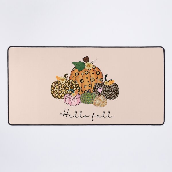 Item preview, "Hello Fall: Stylish Pumpkin Print" designed and sold by MalibuMaiden28.