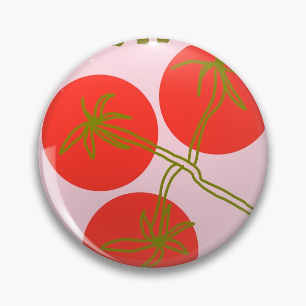 Item preview, Tomatoes with Pink Background designed and sold by bowsbotanicals.