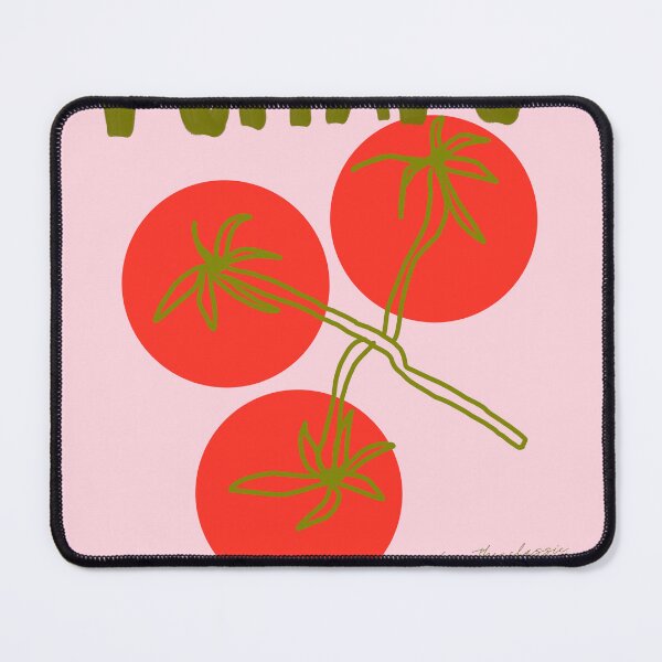 Item preview, Tomatoes with Pink Background designed and sold by bowsbotanicals.