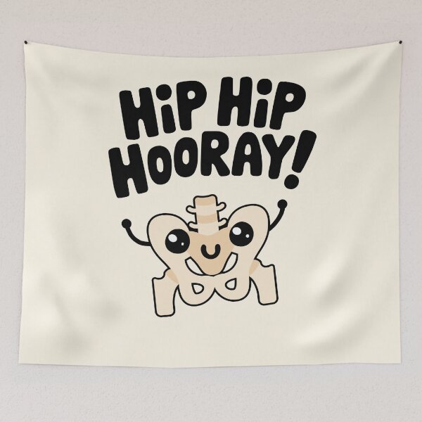 Item preview, Hip Hp Hooray! Cute Nursing Puns designed and sold by PMCreative.